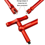 BIKERSAY Bicycle Wheelset Rear Change Lug Tail Hook Correction Tool, BT053S Red, BT053S Black
