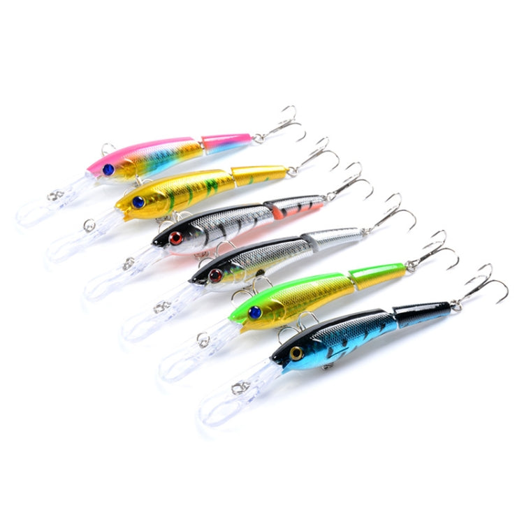 M0208 13.3cm/13.4g Lure Bionic Multi-section Mino Fake Lure Plastic Lure, M0208 4, M0208 6, M0208 1, M0208 2, M0208 3