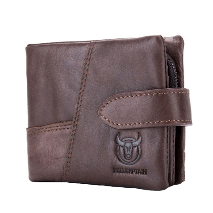 BUFF CAPTAIN 01 Multifunctional Detachable Vintage Leather Buckle Horizontal Wallet, 01(Coffee), 01(Brown) 01(Coffee) Coffee