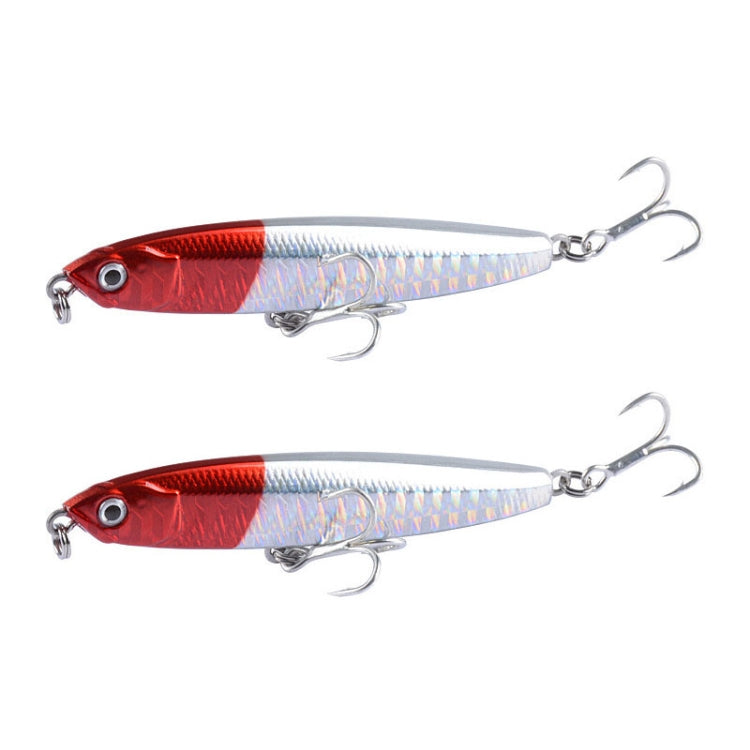 2 PCS CH79 Hard Bait Long Casting Sinking Pencil False Lure, Specification:, 10.4cm 18g 10.4cm 18g 1