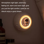 K-1101 Astronaut Automatic Timer Smart Aromatherapy Machine With Small Night Light, White, Pink