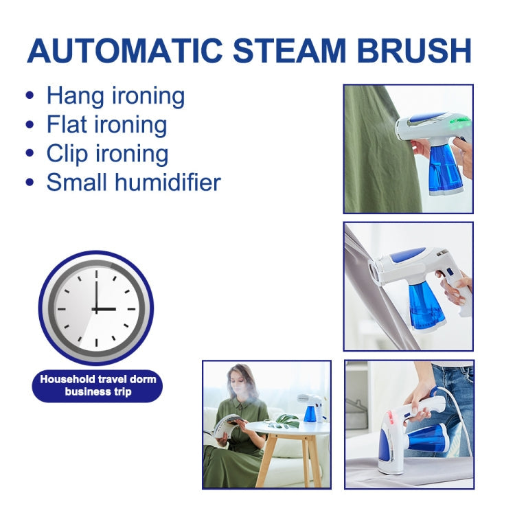 1600W Handheld Folding Iron Mini Steam Iron, White Single Gear, Blue 3 Gear