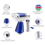 1600W Handheld Folding Iron Mini Steam Iron, White Single Gear, Blue 3 Gear