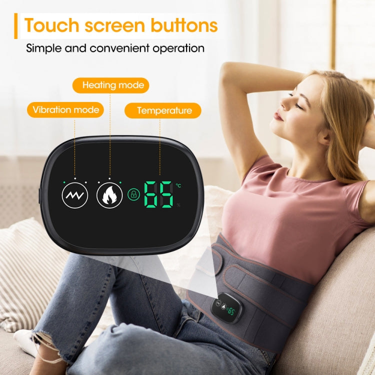 USB Charging Red Light Heating Massage Lumbar Belt Warming Waist Belt, Lumbar Belt