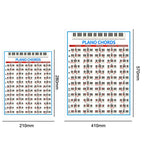 Staff Piano Chord Practice Picture Coated Paper 88 Keys Beginner Piano Fingering Chart, Size:, Small, Large