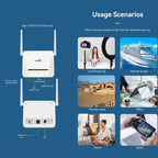 VR312 4G LTE Router 4G CPE FDD/TDD Card Mobile Router MOD Malay Version EU Plug, VR312 EU Plug White – Data Transmission