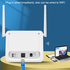 VR312 4G LTE Router 4G CPE FDD/TDD Card Mobile Router MOD Malay Version EU Plug, VR312 EU Plug White – Data Transmission