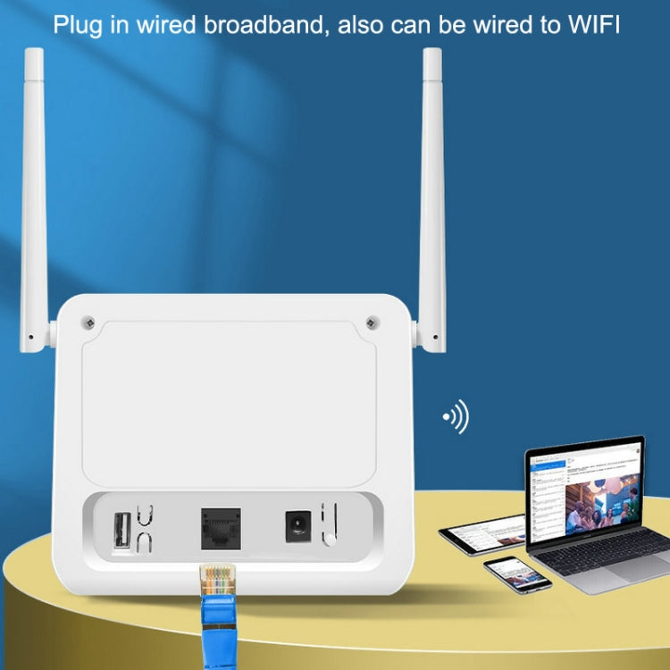 VR312 4G LTE Router 4G CPE FDD/TDD Card Mobile Router MOD Malay Version EU Plug, VR312 EU Plug White – Data Transmission