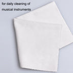 10PCS Wind Guitar Cleaning Cloth Piano Wipe Jean Cloth, Gray