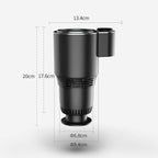 Car Digital Display Fast Cooling and Heating Cup, Style:, Generation 1 Black, Generation 3 Gray