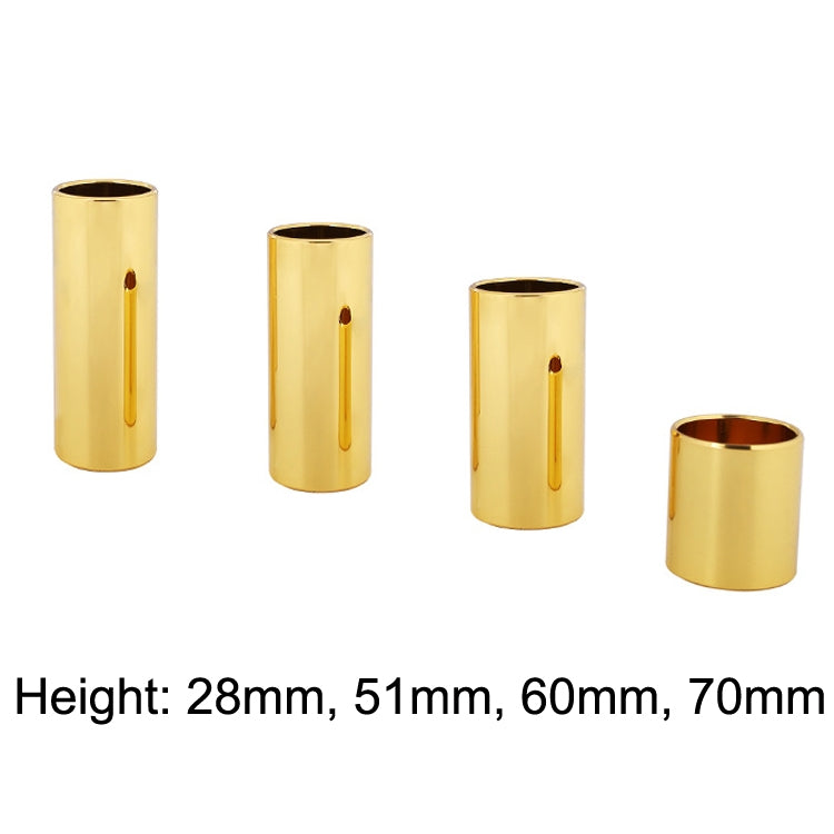 2PCS Stainless Steel Guitar Slide Tube Folk Slide Block, 28mm(Silver), 51mm(Silver), 60mm(Silver), 70mm(Silver), 28mm(Gold), 51mm(Gold), 60mm(Gold), 70mm(Gold), 28mm(Black), 51mm(Black), 60mm(Black), 70mm(Black) – Durable Build, Easy to Use