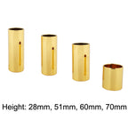 2PCS Stainless Steel Guitar Slide Tube Folk Slide Block, 28mm(Silver), 51mm(Silver), 60mm(Silver), 70mm(Silver), 28mm(Gold), 51mm(Gold), 60mm(Gold), 70mm(Gold), 28mm(Black), 51mm(Black), 60mm(Black), 70mm(Black) – Durable Build, Easy to Use