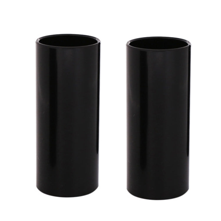 2PCS Stainless Steel Guitar Slide Tube Folk Slide Block, 28mm(Silver), 51mm(Silver), 60mm(Silver), 70mm(Silver), 28mm(Gold), 51mm(Gold), 60mm(Gold), 70mm(Gold), 28mm(Black), 51mm(Black), 60mm(Black), 70mm(Black) – Durable Build, Easy to Use 60mm(Black) Black