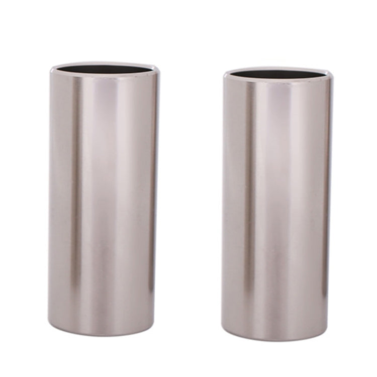 2PCS Stainless Steel Guitar Slide Tube Folk Slide Block, 28mm(Silver), 51mm(Silver), 60mm(Silver), 70mm(Silver), 28mm(Gold), 51mm(Gold), 60mm(Gold), 70mm(Gold), 28mm(Black), 51mm(Black), 60mm(Black), 70mm(Black) – Durable Build, Easy to Use 70mm(Silver) Silver