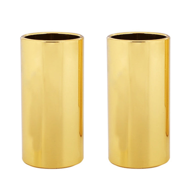 2PCS Stainless Steel Guitar Slide Tube Folk Slide Block, 28mm(Silver), 51mm(Silver), 60mm(Silver), 70mm(Silver), 28mm(Gold), 51mm(Gold), 60mm(Gold), 70mm(Gold), 28mm(Black), 51mm(Black), 60mm(Black), 70mm(Black) – Durable Build, Easy to Use 70mm(Gold) Gold