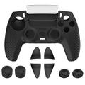 For PS5 Game Controller Joystick Cap Silicone Protective Cover Kit Dustproof Case, Black Polka Dots, White Smooth, Blue Smooth, Black Smooth Black Polka Dots
