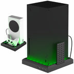 For XBOX Series X / S Charging Cooling Fan Base RGB Colorful Light Charger Bracket, RGB Colorful Light – Durable Build, Easy to Use RGB Colorful Light