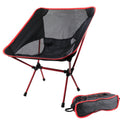 Outdoor Camping Lounge Beach Portable Folding Chair, Folding Chair Folding Chair Red