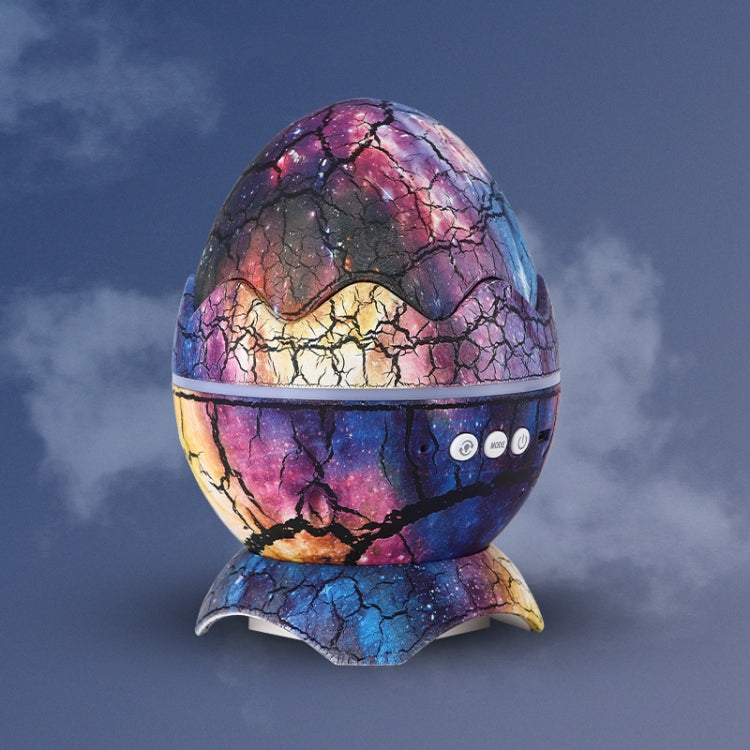K850 LED Dinosaur Egg Remote Control Bluetooth Star Projection Light with Speaker Function Interstellar Blue