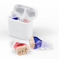 GM-915 Type-C Port CIC Hearing Aids Rechargeable Invisible Sound Amplifier Red Blue