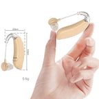 GM-301 Hearing Aid Rechargeable Sound Amplifier,Spec:, Bluetooth Model Skin Color, Bluetooth Model Blue, Without Bluetooth Blue, Without Bluetooth Skin Color, Without Bluetooth Black, With Charging Pod Blue+White, With Charging Pod Blue+Black          ...