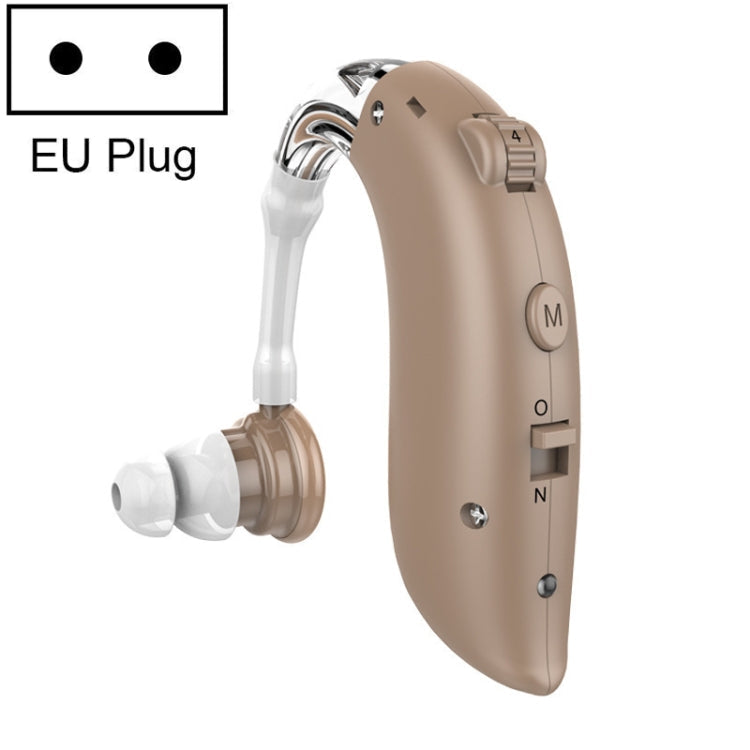 GM-105 Smart Noise Cancelling Ear-hook Rechargeable Elderly Sound Collector, Spec:, EU Plug(Skin Color), US Pulg(Skin Color), EU Plug(Blue), US Pulg(Blue) EU Plug(Skin Color) Skin Color