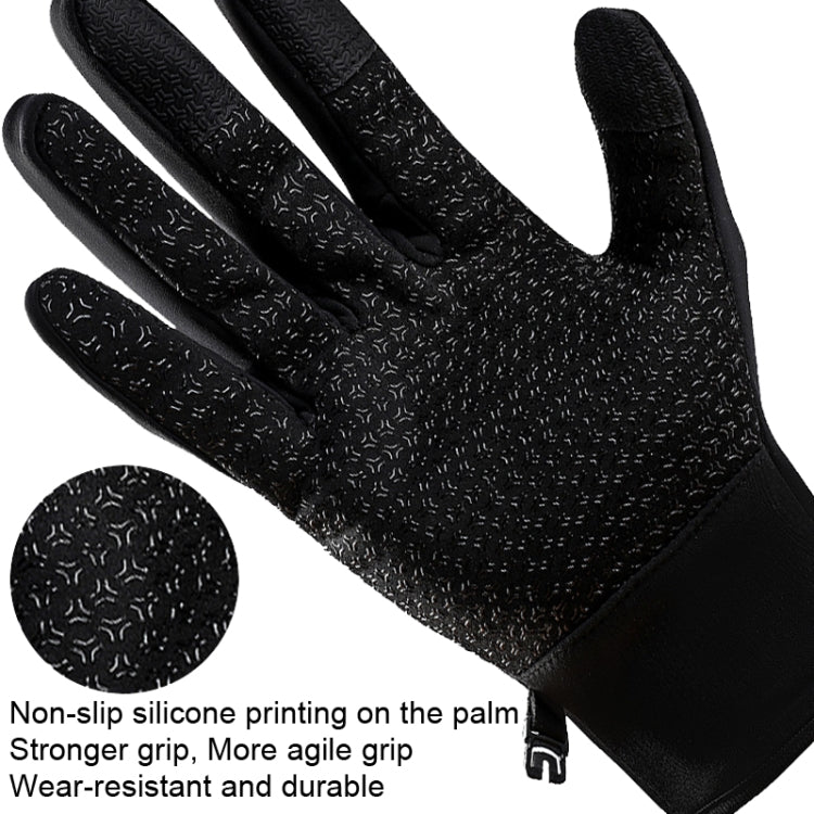 A045 Cycling Gloves Touch Screen Windproof Waterproof Sport Keep Warm Gloves, M, L, XL – Waterproof, Wear-resistant, Leather