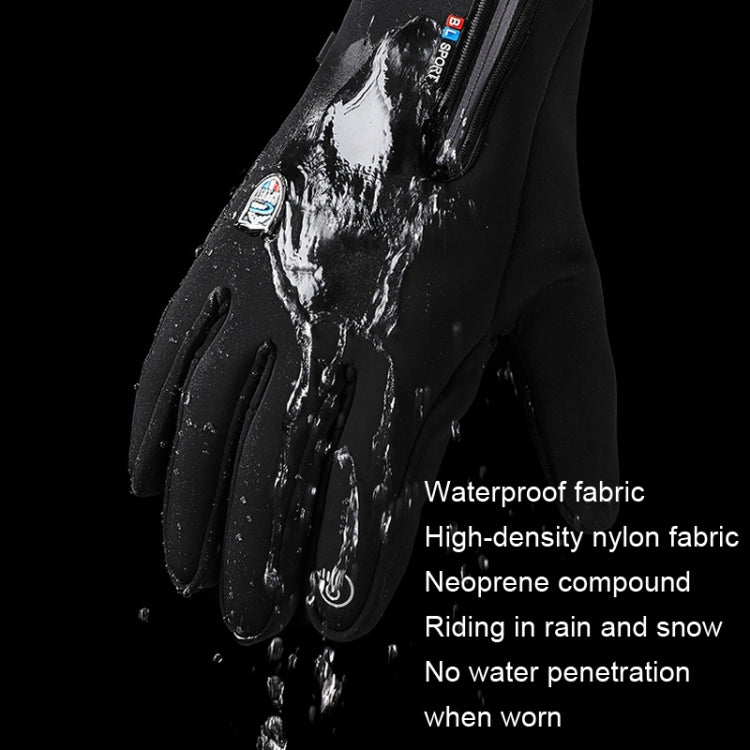 A045 Cycling Gloves Touch Screen Windproof Waterproof Sport Keep Warm Gloves, M, L, XL – Waterproof, Wear-resistant, Leather