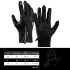 A045 Cycling Gloves Touch Screen Windproof Waterproof Sport Keep Warm Gloves, M, L, XL – Waterproof, Wear-resistant, Leather
