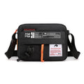 HAOSHUAI 204 Sports Leisure Men Outdoor Waterproof Nylon Shoulder Bag, 204 Black, 204 Grey, 204 Army Green, 204 Brick Red, 204 Light Blue, 204 Dark Blue 204 Black Black