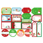 1set 72pcs/set Christmas Stickers Gift Bag Packaging Box Closure Stickers