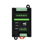 Waveshare Industrial 4-Ch PWM Output Module Modbus RTU RS485, Adjustable Frequency & Duty Cycle, Modbus RTU PWM Output 4CH Modbus RTU PWM Output 4CH