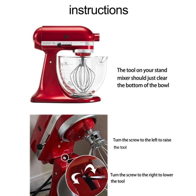 Stainless Steel Accessories, For KitchenAid 6QT Mixer Head, For KitchenAid 5QT Mixer Head, For KitchenAid Stand Mixer 5QT Whip Whisk, For Kitchenaid Stand Mixer 5QT Dough Hook, For KitchenAid Stand Mixer 6QT Whip Whisk                                ...