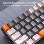 ZIYOU LANG K68 68 Keys Bluetooth Wireless Dual Model Mechanical Keyboard, Style:, Red Shaft Version (Shimmering), Green Shaft Version (Gray), Red Shaft Version (Gray) – Wear-resistant, Bluetooth