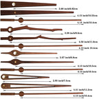 Quartz Clock Dial Repair Kit DIY Wall Clock Parts,Spec:, 4 Movements+4 Sets Needles, Movement+S01 Wooden Needle, Movement+S02 Wooden Needle, Movement+S03 Wooden Needle, Movement+S04 Wooden Needle
