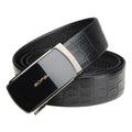 Bopai 13-121211 Crocodile Grain Automatic Buckle Soft and Durable Cowhide Belt Default Title