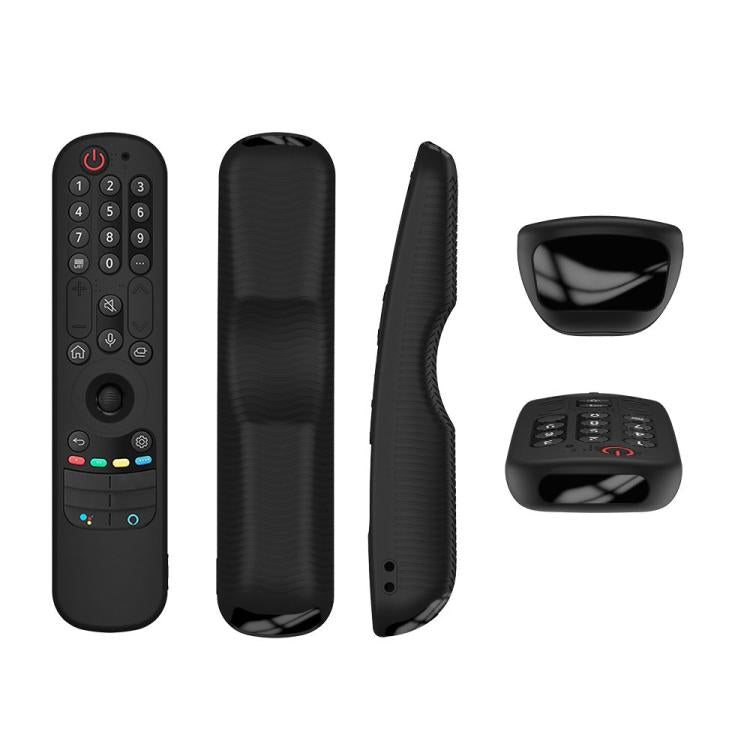 For LG An-MR21GC / AN-MR21N / AN-MR21GA TV Remote Control Silicone Protective Case, Y36 Black, Y36 Blue, Y36 Red, Y36 Luminous Blue, Y36 Luminous Green Y36 Black Black