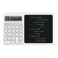 Office Calculator LCD Handwriting Board With Stand, White White