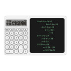 Office Calculator LCD Handwriting Board With Stand, White White
