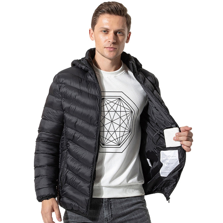 USB Winter Electric Heated Jacket Warm Thermal Jacket, 4 Zone Blue S, 4 Zone Blue M, 4 Zone Blue L, 4 Zone Blue XL, 4 Zone Blue XXL, 4 Zone Blue 3XL, 4 Zone Blue 4XL, 4 Zone Black S, 4 Zone Black M, 4 Zone Black L, 4 Zone Black XL, 4 Zone Black XX...