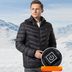 USB Winter Electric Heated Jacket Warm Thermal Jacket, 4 Zone Blue S, 4 Zone Blue M, 4 Zone Blue L, 4 Zone Blue XL, 4 Zone Blue XXL, 4 Zone Blue 3XL, 4 Zone Blue 4XL, 4 Zone Black S, 4 Zone Black M, 4 Zone Black L, 4 Zone Black XL, 4 Zone Black XX...