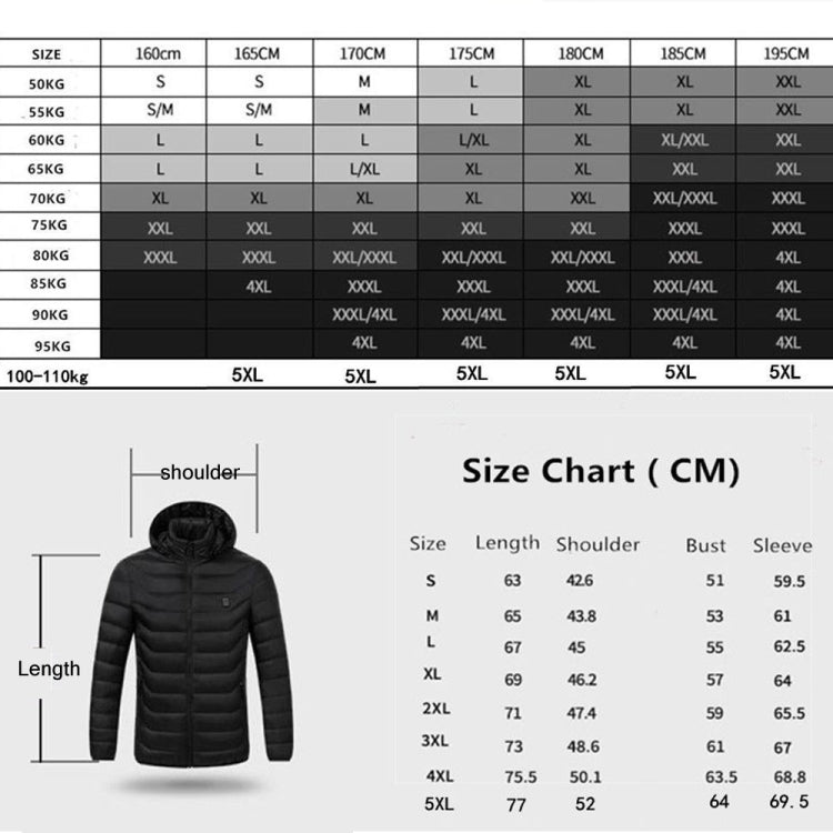 USB Winter Electric Heated Jacket Warm Thermal Jacket, 9 Zone Blue XL, 9 Zone Blue XXL, 9 Zone Blue 3XL, 9 Zone Blue 4XL, 9 Zone Red S, 9 Zone Red M, 9 Zone Red L, 9 Zone Red XL, 9 Zone Red XXL, 9 Zone Red 3XL, 9 Zone Red 4XL                           ...