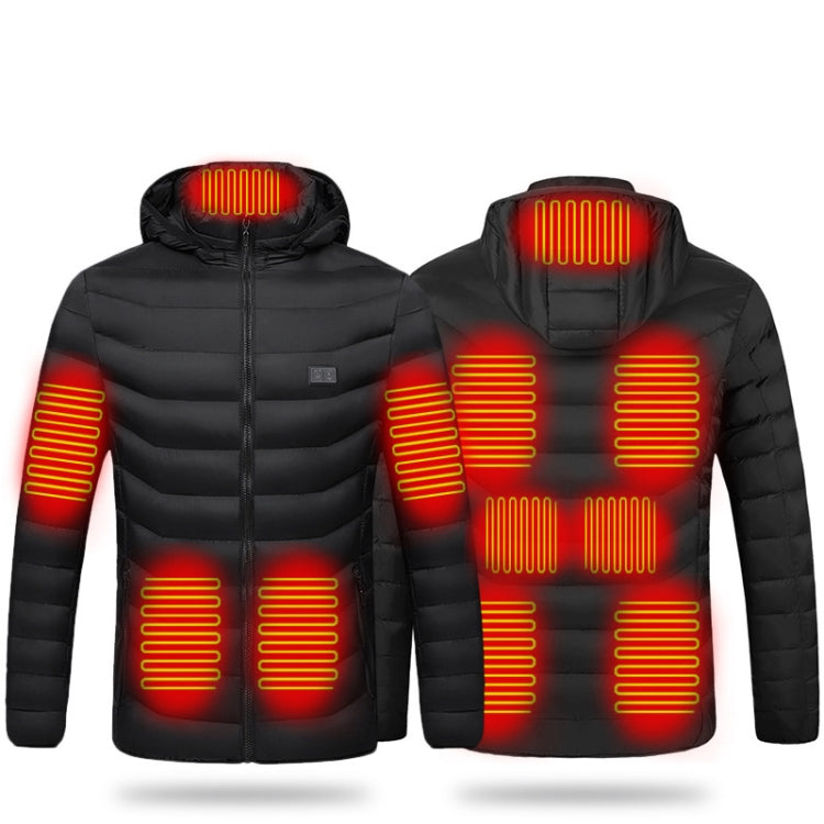 USB Winter Electric Heated Jacket Warm Thermal Jacket, 9 Zone Blue XL, 9 Zone Blue XXL, 9 Zone Blue 3XL, 9 Zone Blue 4XL, 9 Zone Red S, 9 Zone Red M, 9 Zone Red L, 9 Zone Red XL, 9 Zone Red XXL, 9 Zone Red 3XL, 9 Zone Red 4XL... – Waterproof 11 Zone Double Control Black S TBD0603105336