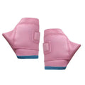 1 Pair Adjustable Temperature Rechargeable Intelligent Electric Heating Gloves Half Finger Gloves, S, M, L S Pink