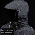 LSM-121 Men Autumn And Winter Jackets Grab Fleece Inner Lining Outdoor Hiking Clothes, 6XL
