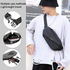 HAOSHUAI 1100-20 Men Waist Bag Outdoor Running Mobile Phone Bag, 1100-20 Dark Blue, 1100-20 Black, 1100-20 Army Green