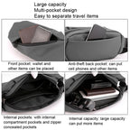 HAOSHUAI 1100-20 Men Waist Bag Outdoor Running Mobile Phone Bag, 1100-20 Dark Blue, 1100-20 Black, 1100-20 Army Green
