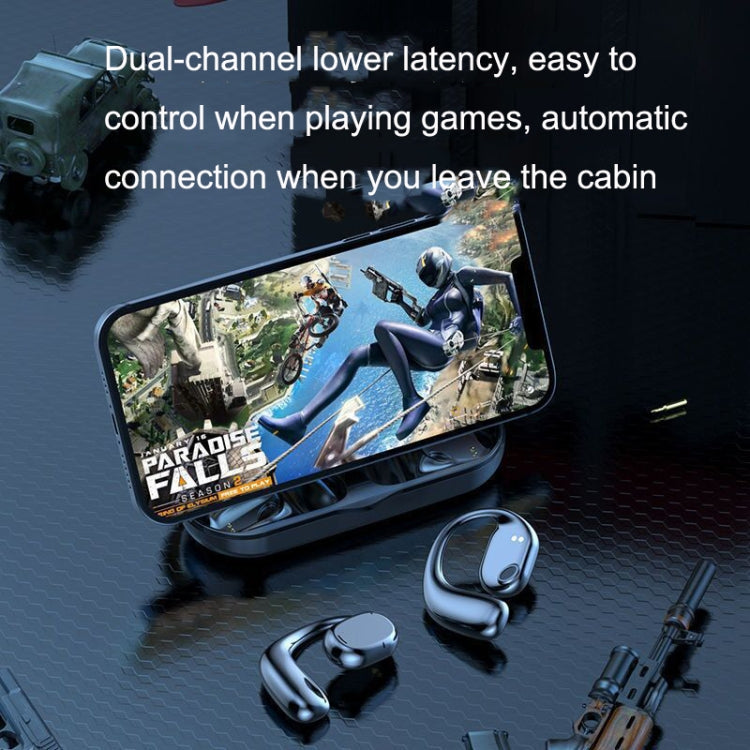 JS270 Bluetooth Headset – Wireless Bluetooth Headset Hanging Ear Business Sports Earphone, JS270...