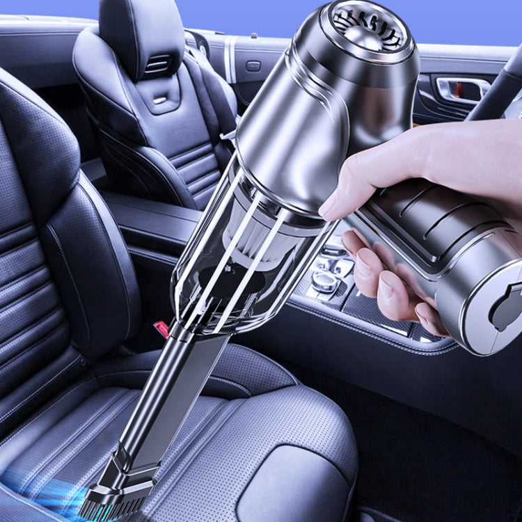 SUITU Car Wireless Wet And Wet Charging Handheld Vacuum Cleaner, Style:, Basic Gray White, Basic Black, Brushless Silver Gray – Durable Build, Easy to Use Brushless Silver Gray