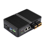 Waveshare Gigabit/2.5G Dual Ethernet Industrial Computer Based On Raspberry Pi CM5, 4 x RS485, 2×RS485+2×RS232 4 x RS485 UK Plug